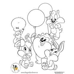 Раскраска: Baby Looney Tunes (мультфильмы) #26598 - Бесплатные раскраски для печати