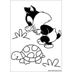 Раскраска: Baby Looney Tunes (мультфильмы) #26599 - Бесплатные раскраски для печати