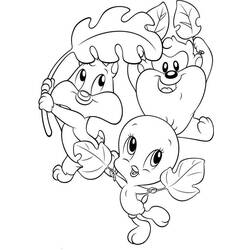 Раскраска: Baby Looney Tunes (мультфильмы) #26691 - Бесплатные раскраски для печати