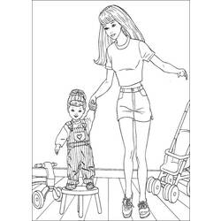 Раскраска: Барби (мультфильмы) #27578 - Бесплатные раскраски для печати