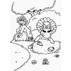 Раскраска: Барни и его друзья (мультфильмы) #40917 - Бесплатные раскраски для печати
