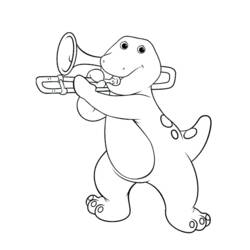 Раскраска: Барни и его друзья (мультфильмы) #41016 - Бесплатные раскраски для печати
