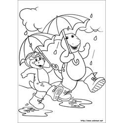 Раскраска: Барни и его друзья (мультфильмы) #41069 - Бесплатные раскраски для печати