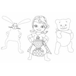 Раскраска: Малышка Лилли (мультфильмы) #41103 - Бесплатные раскраски для печати