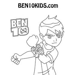 Раскраска: Бен 10 (мультфильмы) #40488 - Бесплатные раскраски для печати