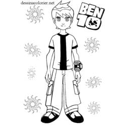 Раскраска: Бен 10 (мультфильмы) #40539 - Бесплатные раскраски для печати