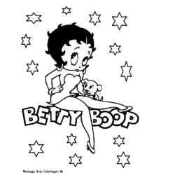 Раскраска: Бетти Буп (мультфильмы) #25911 - Бесплатные раскраски для печати