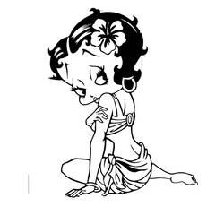 Раскраска: Бетти Буп (мультфильмы) #25912 - Бесплатные раскраски для печати