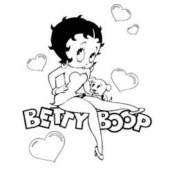 Раскраска: Бетти Буп (мультфильмы) #25920 - Бесплатные раскраски для печати