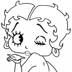 Раскраска: Бетти Буп (мультфильмы) #25922 - Бесплатные раскраски для печати