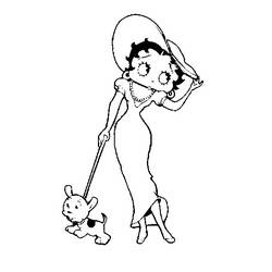 Раскраска: Бетти Буп (мультфильмы) #25930 - Бесплатные раскраски для печати