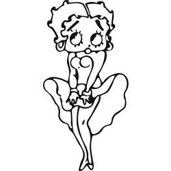 Раскраска: Бетти Буп (мультфильмы) #25932 - Бесплатные раскраски для печати
