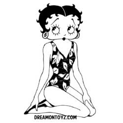 Раскраска: Бетти Буп (мультфильмы) #25947 - Бесплатные раскраски для печати