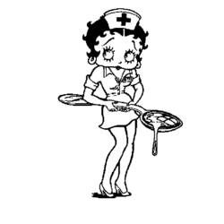 Раскраска: Бетти Буп (мультфильмы) #25951 - Бесплатные раскраски для печати