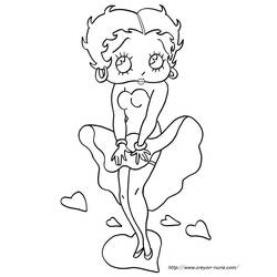 Раскраска: Бетти Буп (мультфильмы) #25955 - Бесплатные раскраски для печати