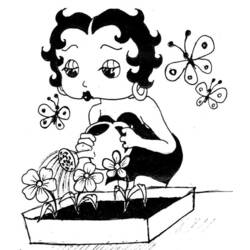 Раскраска: Бетти Буп (мультфильмы) #25980 - Бесплатные раскраски для печати