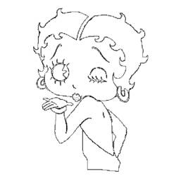 Раскраска: Бетти Буп (мультфильмы) #25999 - Бесплатные раскраски для печати