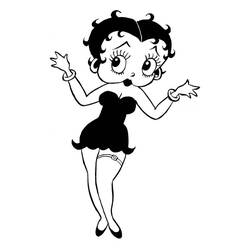 Раскраска: Бетти Буп (мультфильмы) #26000 - Бесплатные раскраски для печати