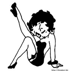 Раскраска: Бетти Буп (мультфильмы) #26001 - Бесплатные раскраски для печати