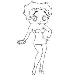 Раскраска: Бетти Буп (мультфильмы) #26035 - Бесплатные раскраски для печати