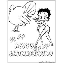 Раскраска: Бетти Буп (мультфильмы) #26065 - Бесплатные раскраски для печати
