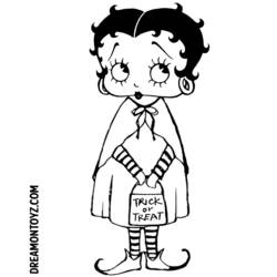Раскраска: Бетти Буп (мультфильмы) #26086 - Бесплатные раскраски для печати