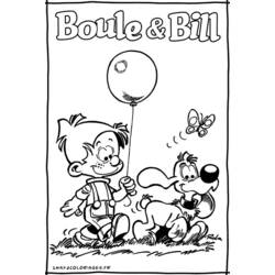 Раскраска: Болл и Билл (мультфильмы) #25336 - Бесплатные раскраски для печати