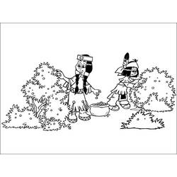 Раскраска: Болл и Билл (мультфильмы) #25468 - Бесплатные раскраски для печати