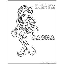 Раскраска: Bratz (мультфильмы) #32436 - Бесплатные раскраски для печати