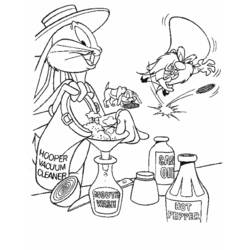 Раскраска: Зайчик жучки (мультфильмы) #26372 - Бесплатные раскраски для печати