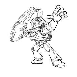 Раскраска: Приключения Базз Лайтер (мультфильмы) #46700 - Бесплатные раскраски для печати