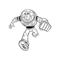 Раскраска: Приключения Базз Лайтер (мультфильмы) #46701 - Бесплатные раскраски для печати