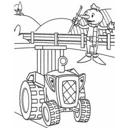 Раскраска: Боб Строитель (мультфильмы) #33167 - Бесплатные раскраски для печати