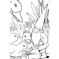 Раскраска: Давид Гном (мультфильмы) #51263 - Бесплатные раскраски для печати