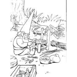 Раскраска: Давид Гном (мультфильмы) #51270 - Бесплатные раскраски для печати
