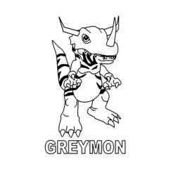 Раскраска: Digimon (мультфильмы) #51440 - Бесплатные раскраски для печати