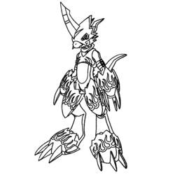 Раскраска: Digimon (мультфильмы) #51441 - Бесплатные раскраски для печати