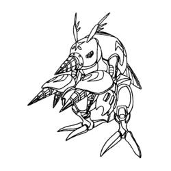 Раскраска: Digimon (мультфильмы) #51482 - Бесплатные раскраски для печати