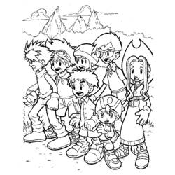 Раскраска: Digimon (мультфильмы) #51515 - Бесплатные раскраски для печати