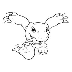 Раскраска: Digimon (мультфильмы) #51534 - Бесплатные раскраски для печати
