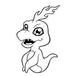 Раскраска: Digimon (мультфильмы) #51544 - Бесплатные раскраски для печати