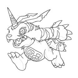 Раскраска: Digimon (мультфильмы) #51549 - Бесплатные раскраски для печати