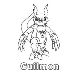 Раскраска: Digimon (мультфильмы) #51574 - Бесплатные раскраски для печати