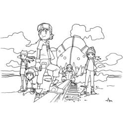 Раскраска: Digimon (мультфильмы) #51576 - Бесплатные раскраски для печати