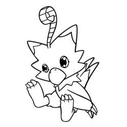 Раскраска: Digimon (мультфильмы) #51637 - Бесплатные раскраски для печати