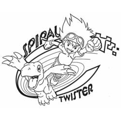 Раскраска: Digimon (мультфильмы) #51667 - Бесплатные раскраски для печати