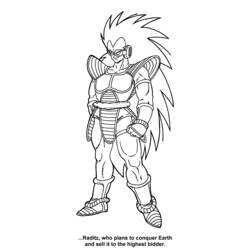 Раскраска: Dragon Ball Z (мультфильмы) #38473 - Бесплатные раскраски для печати