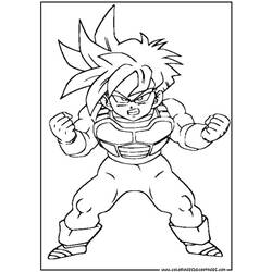 Раскраска: Dragon Ball Z (мультфильмы) #38502 - Бесплатные раскраски для печати