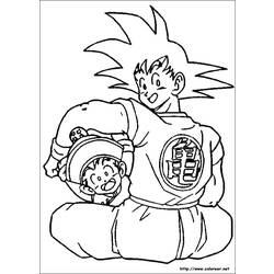 Раскраска: Dragon Ball Z (мультфильмы) #38531 - Бесплатные раскраски для печати