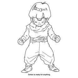 Раскраска: Dragon Ball Z (мультфильмы) #38536 - Бесплатные раскраски для печати